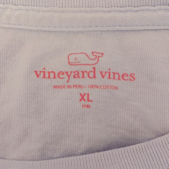 Vineyard vines light purple/blue long sleeve t-shirt - Picture 3 of 3